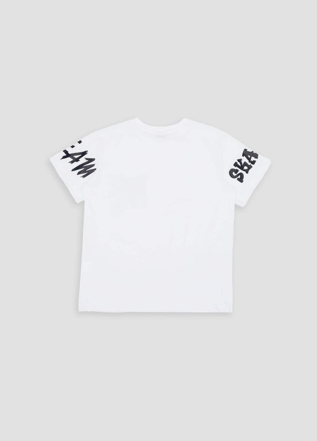 Белая летняя футболка с коротким рукавом для мальчика цвет белый цб-00243025 BLN