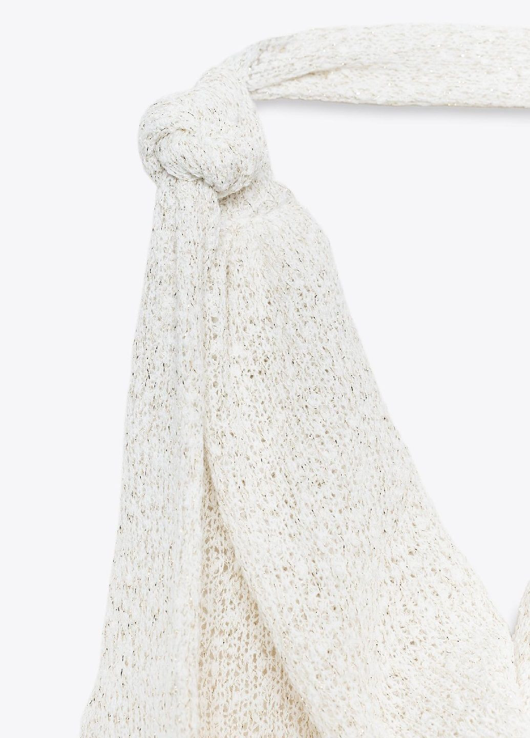 Молочное кэжуал платье Zara однотонное