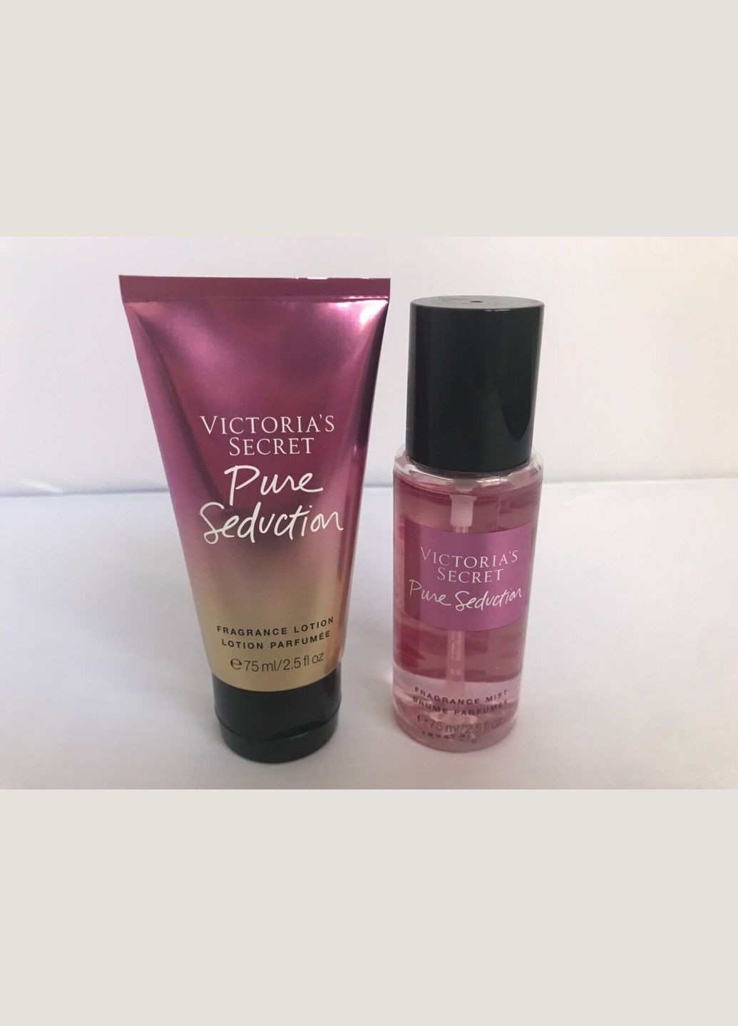 Набір спреїв та лосьйонів для тіла Pure Seduction Love Spell Velvet Petals Bare Vanilla мінірозміри (8х75 мл) Victoria's Secret (280265894)