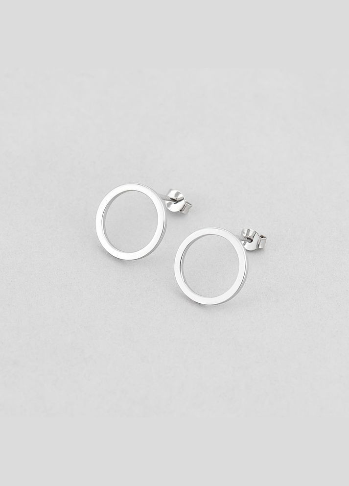 Серьги Мечтательный Круг Minimal (338798759)