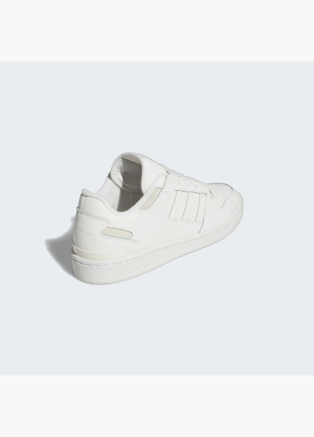 Білі всесезонні кросівки унісекс forum low cl white ih7828 adidas