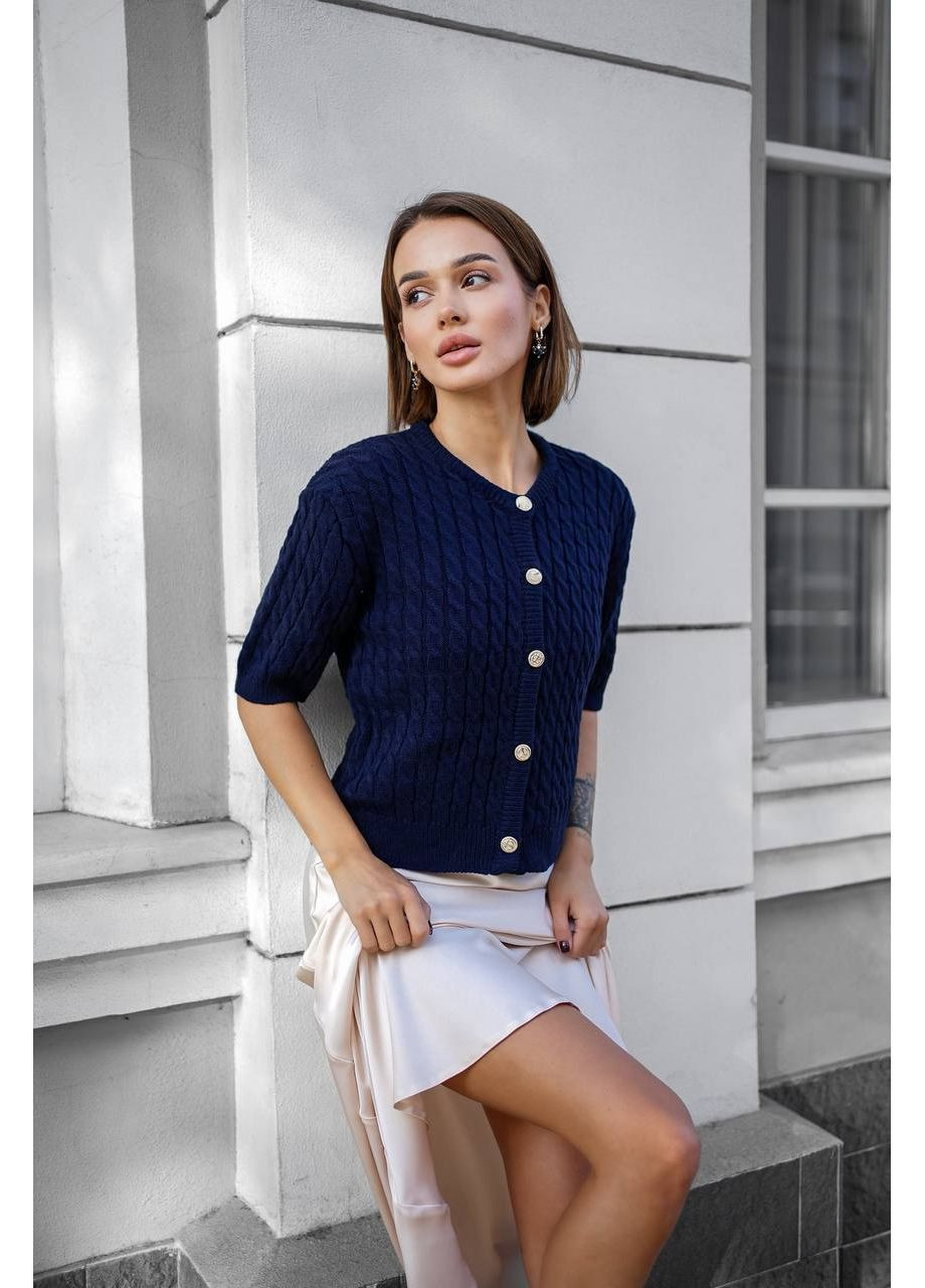 Жіночий кардиган з гудзиками укороченого крою MonCher (354940778)