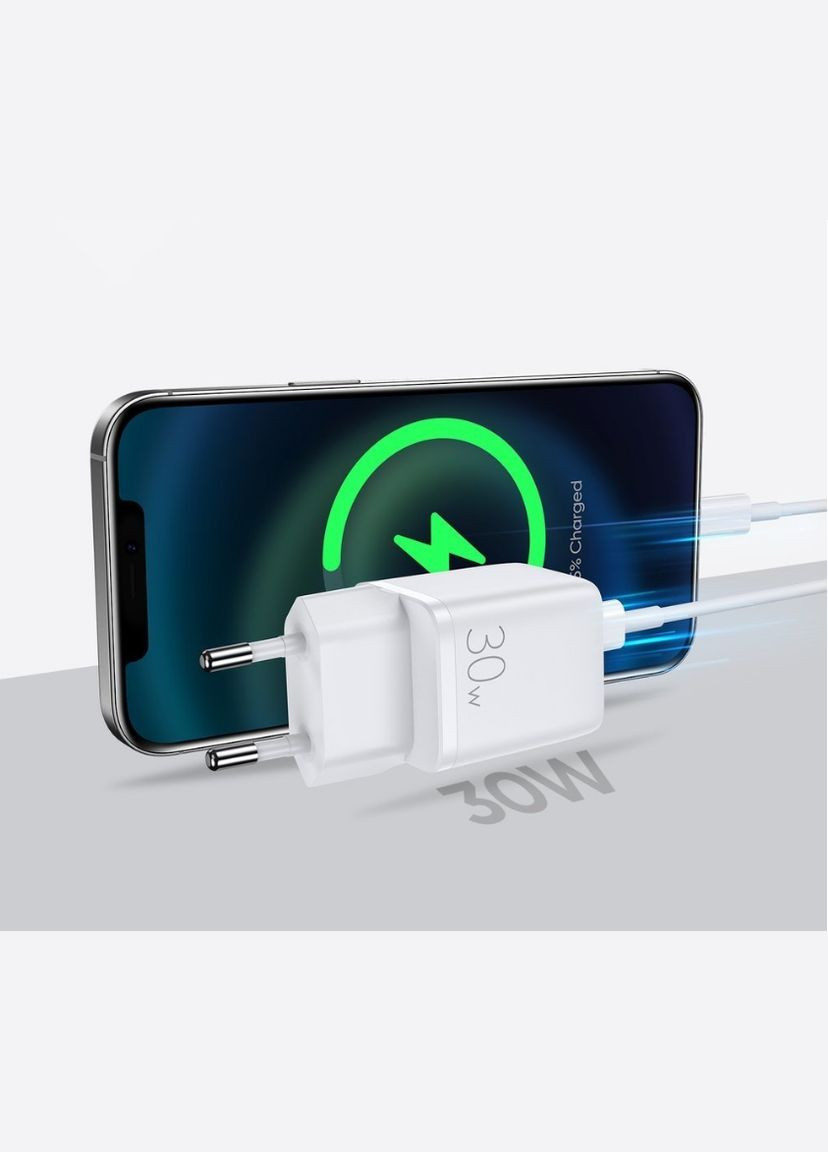 Зарядний пристрій USB/USB C 30 Вт ЄС (Польща) Joyroom (337342305)