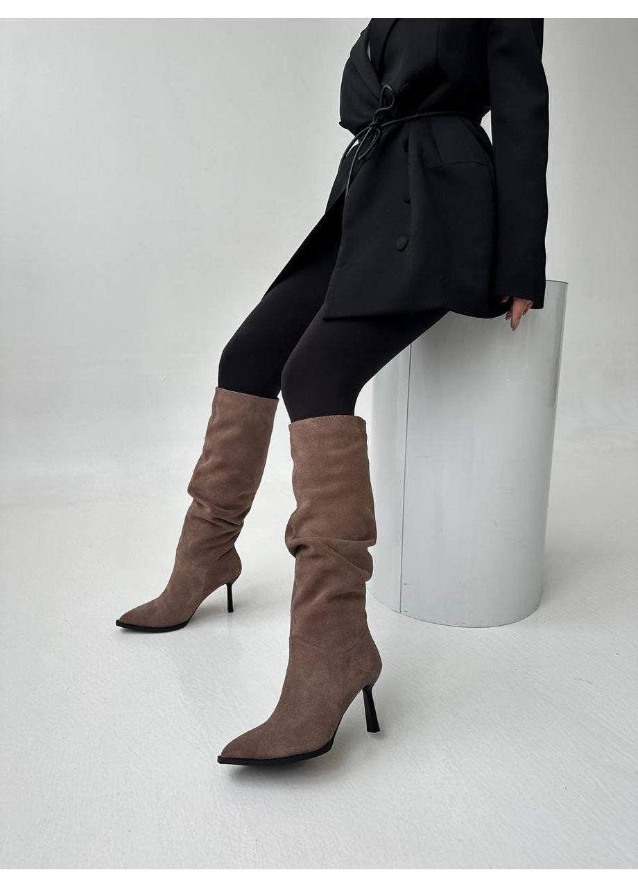 Зимние стильные женские сапоги No Brand