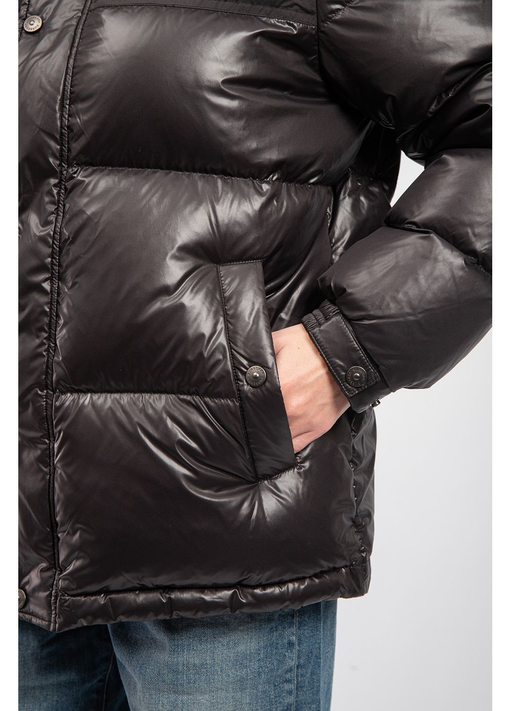 Чорний зимній Пуховик Burberry