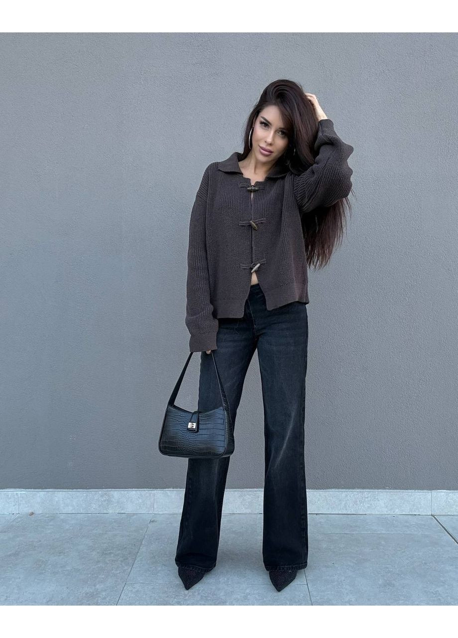 Коричневый демисезонный кардиган GD/GL Модний простір