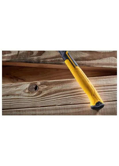 Молоток RIP-CLAW, цельнометаллический, 340 г, с прямым гвоздодером (DWHT51135-0) DeWALT RIP-CLAW, суцільнометалевий, 340 г, з прямим цвяхо (401657182)
