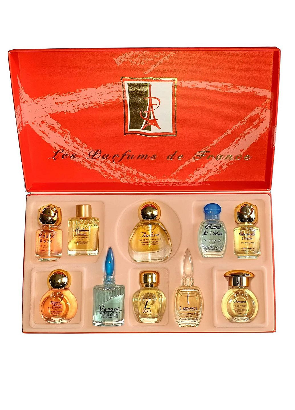 Набор миниатюр парфюмированной воды TOP TEN 57 мл Charrier Parfums (303341307)