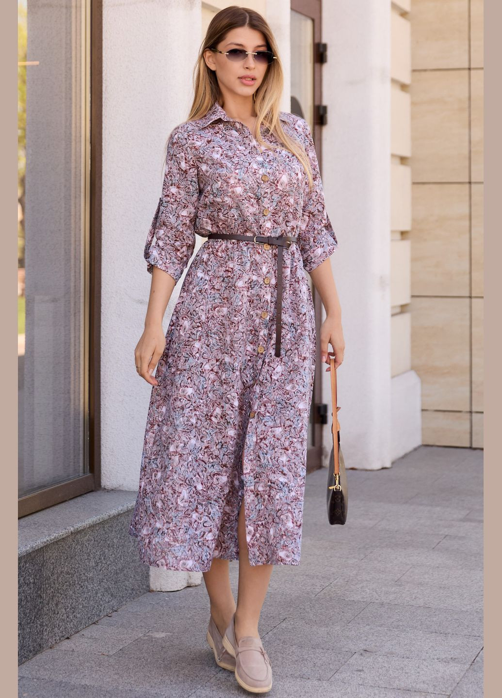 Сиреневое платье MN