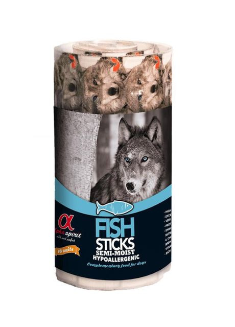 Полувлажные лакомства из рыбы AS DOG Sticks Fish палочки 16шт 160г (8437013576604) Alpha Spirit (361010828)