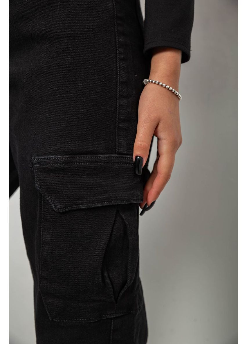 Джинсы женские однотонные Kargo 244R00946 Ager - (372463831)