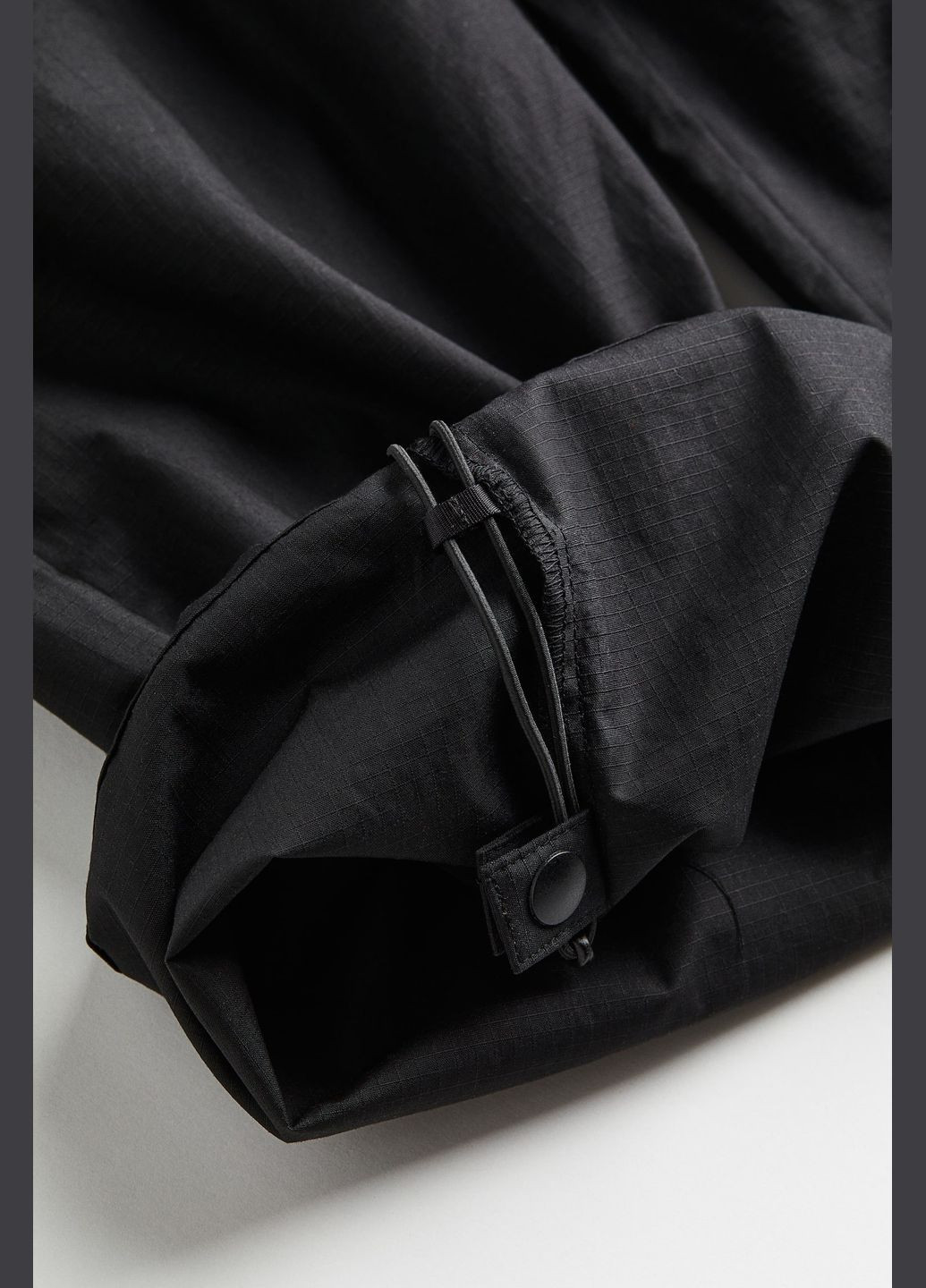 Комбинезон H&M однотонный чёрный спортивный хлопок