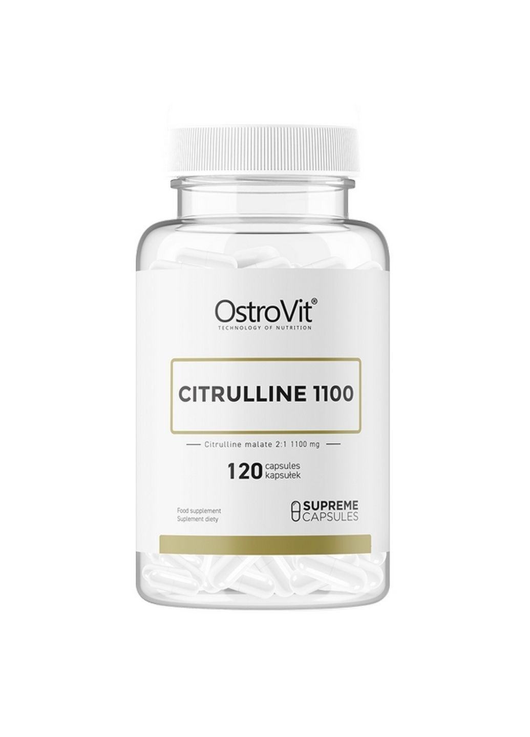 Амінокислота Citrulline 1100, 120 капсул Ostrovit (293341440)