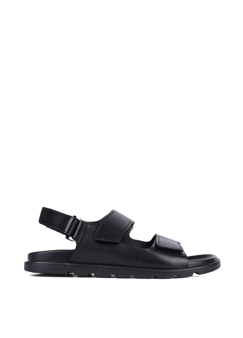 мужские сандалии jl20228-203 ss25 черный кожа Miguel Miratez