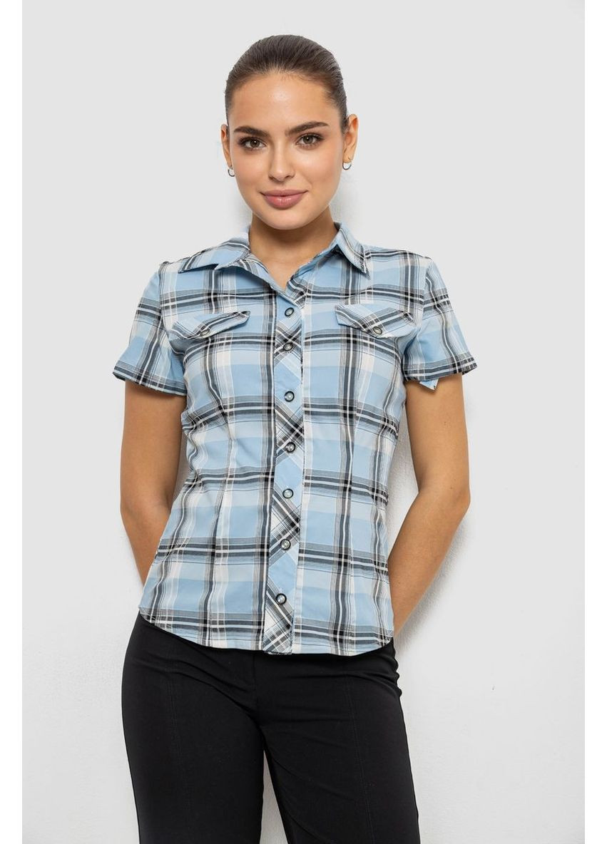 Голубой рубашка Ager