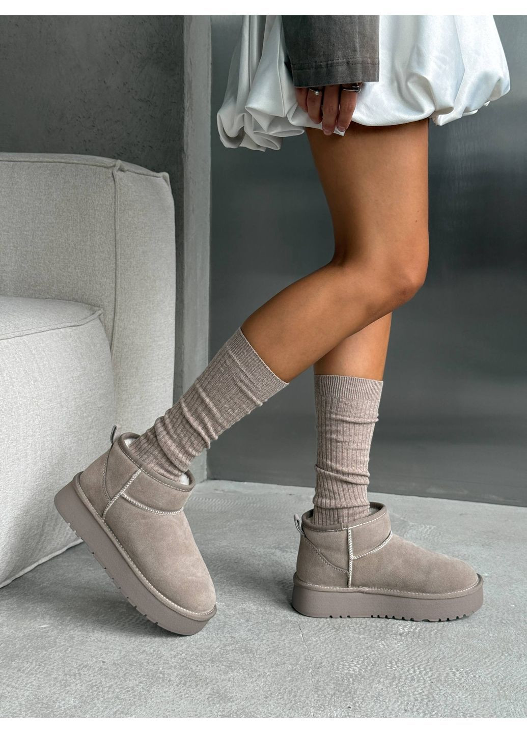 Замшеві Угги Helen (362027806)