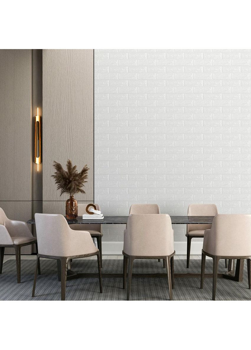 3D панель самоклеящийся кирпич Матовый 700х770х5мм (001-5M) SW-00000587 Sticker Wall (329896898)