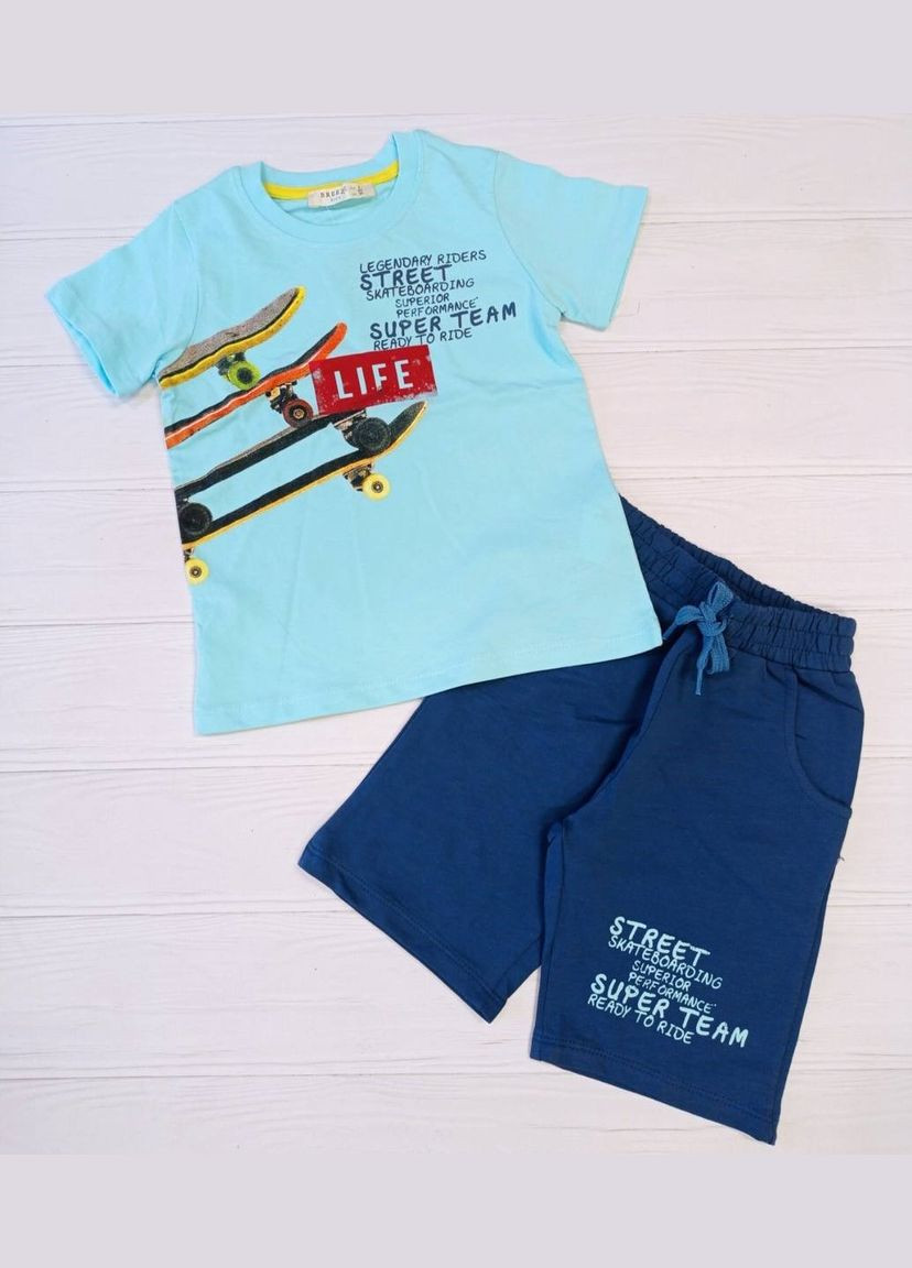 КОСТЮМ мал. голубий трикотаж 13487 Breeze (303112807)