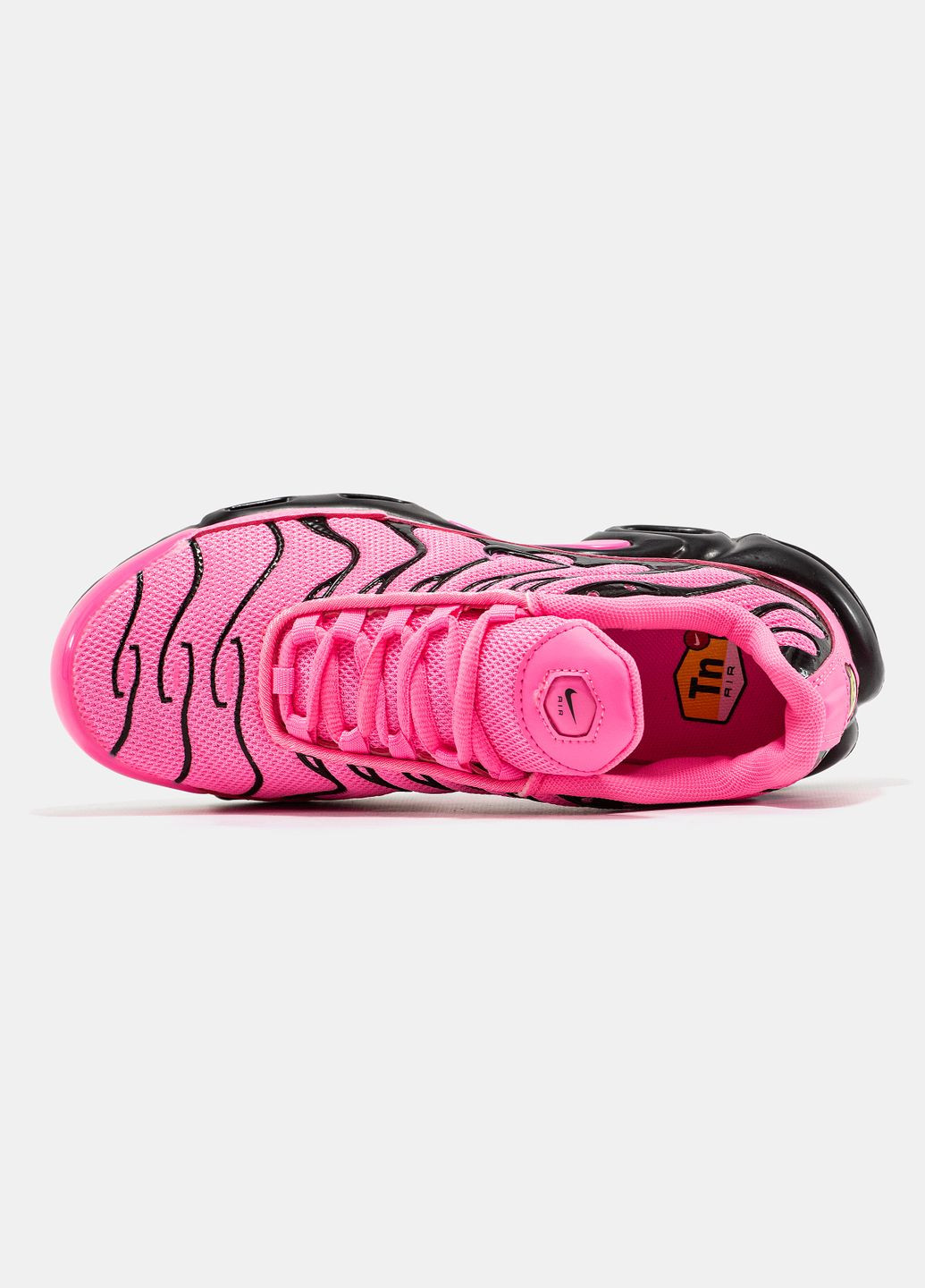 Кросівки Nike Neon Pink Black No Brand Air Max TN рожеві всесезони (325484078)