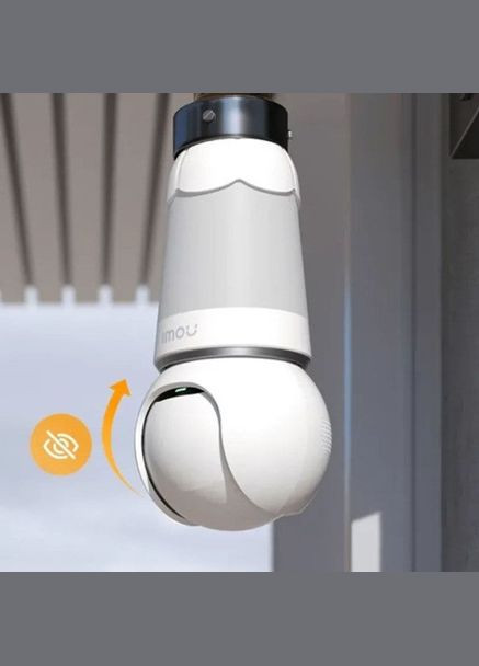 Панорамная беспроводная камера видеонаблюдения IP-камера IPC-S6DP-5M0WEB-E27 White IMOU (317041076)