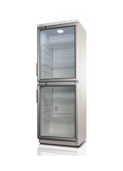 Холодильна вітрина, 173x60х60, 350л, полок - 5, зон - 1, бут-154, 2дв., ST, алюмін.двері, SNAIGE (364275416)