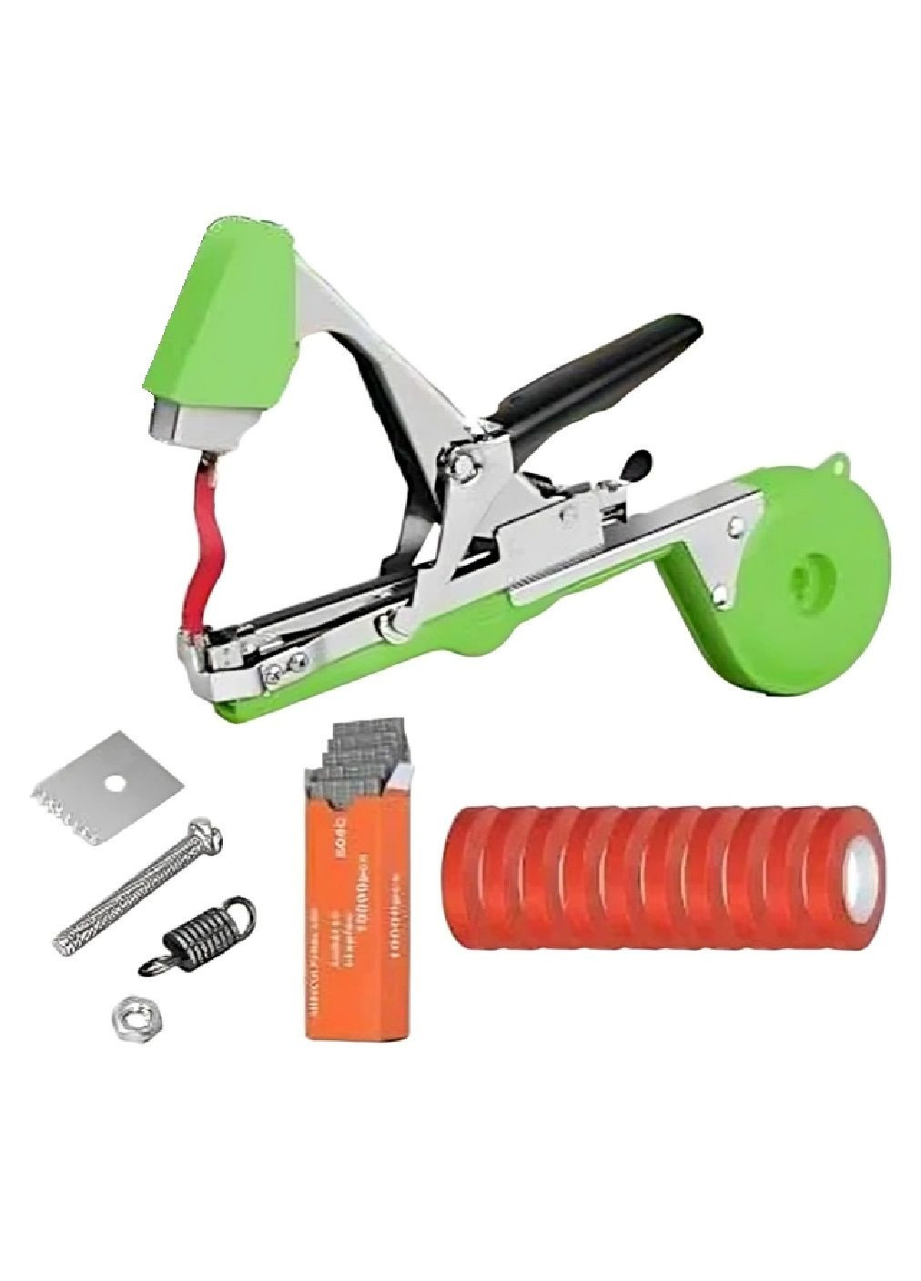 Степлер тапенер для підв'язки фіксації рослин у саду городі на дачі зі стрічками скобами 33,5x11x2,3 см (476441-Prob) Unbranded (282718265)