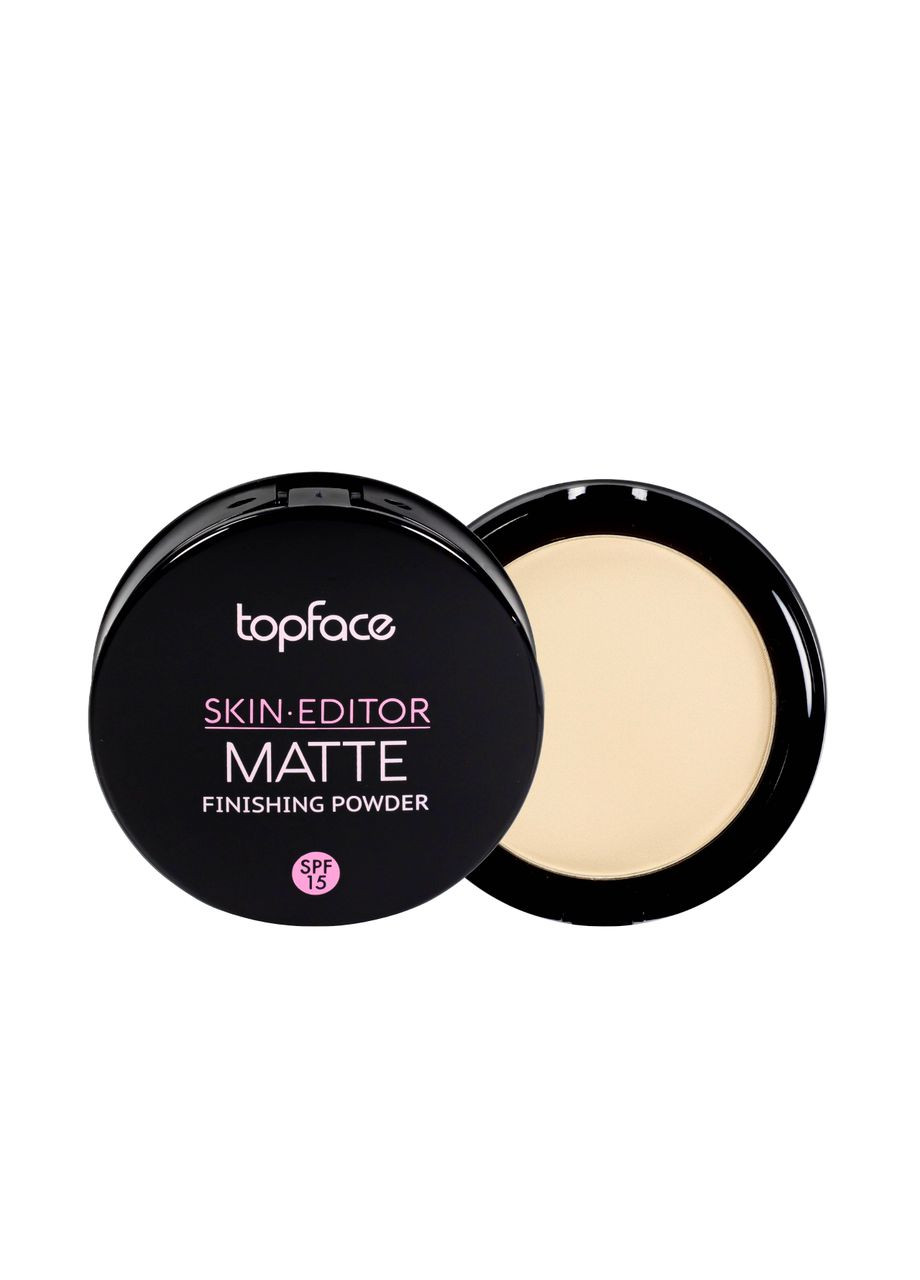 Пудра для обличчя матуюча Skin Editor Matte Finish PT263, № 01 Слоновая кость TopFace (335858360)