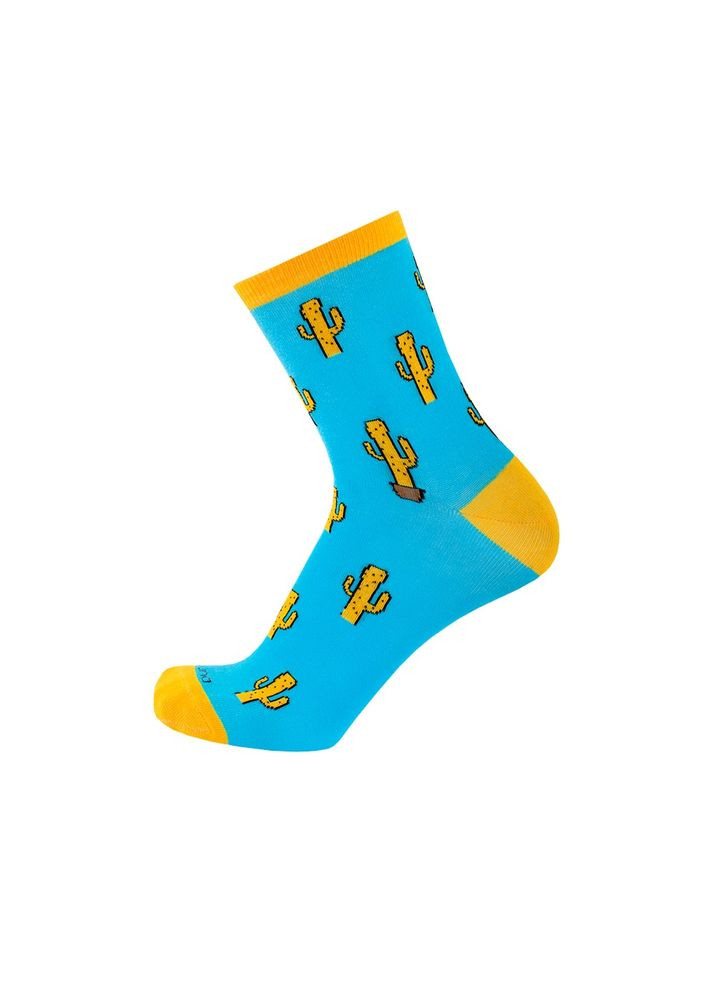 Бірюзові шкарпетки чоловічі демісезонні бавовняні 7043 Duna (265535092)