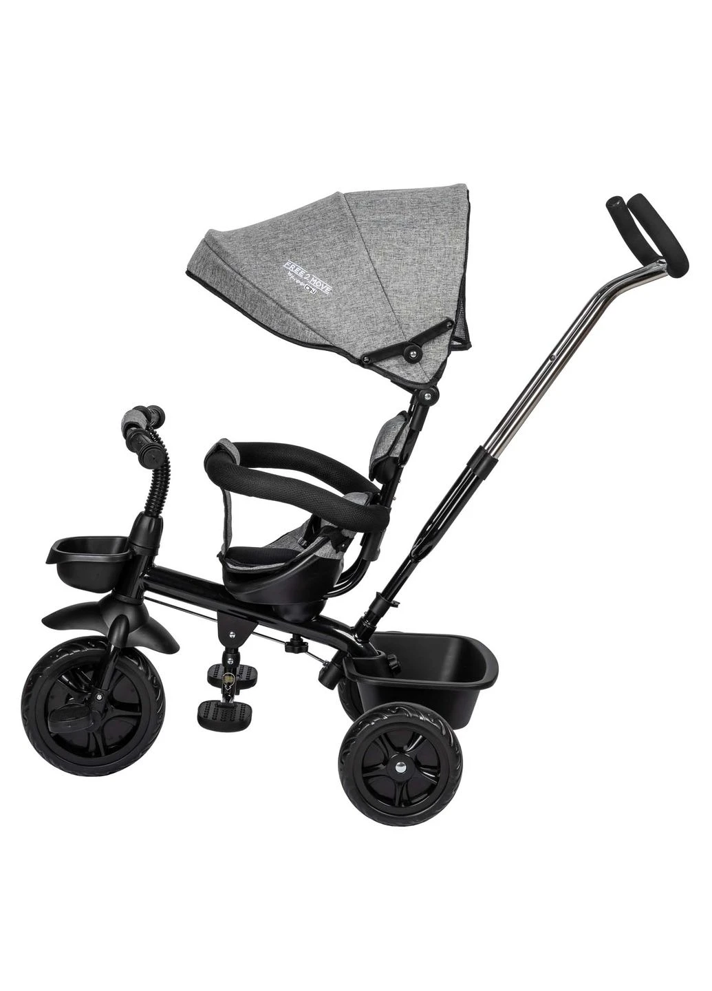 Триколісний дитячий велосипед Free2Move Sport Black Grey FreeOn (303191533)