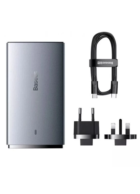 Зарядний пристрій Baseus GaN5 Pro Ultra-Slim PD65W QC3.0 92,5х50х16,5 мм вогнетривкий пластик No Brand GaN5 Pro Ultra-Slim PD65W+QC3.0 (402060081)