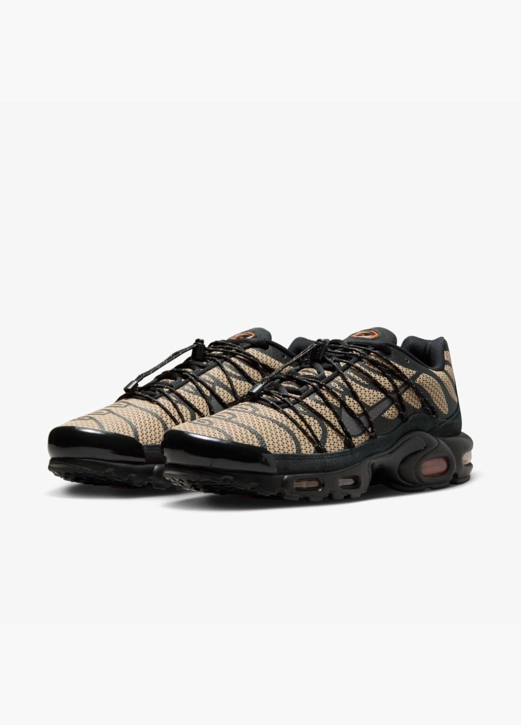 Коричневые мужские кроссовки air max plus utility brown/black fd0670-200 Nike