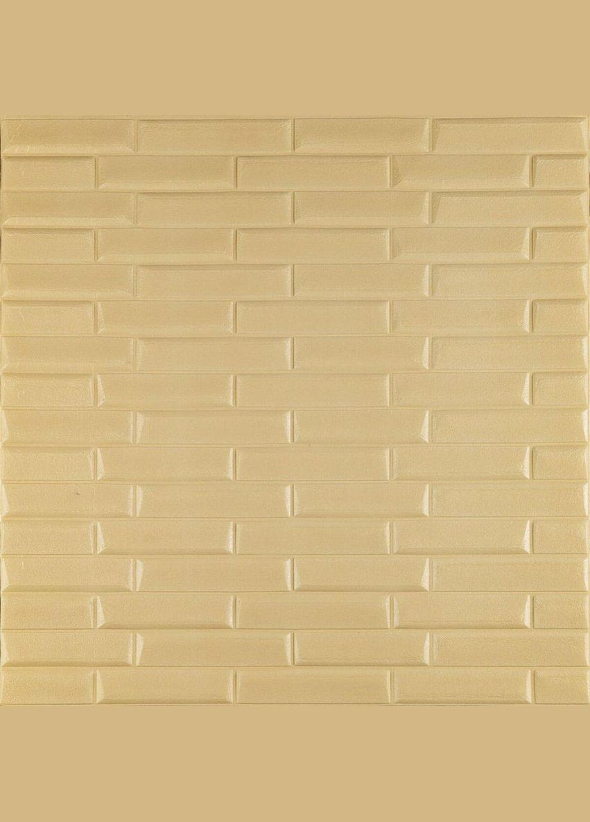 3D панель самоклеящаяся кладка желтопесочная 770х700х7 мм (032) SW-00000010 Sticker Wall (300241732)