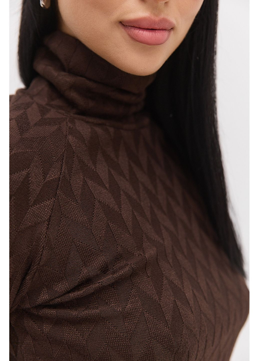 Жіночий теплий лонгслів з коміром-стійкою Arjen (369716358)