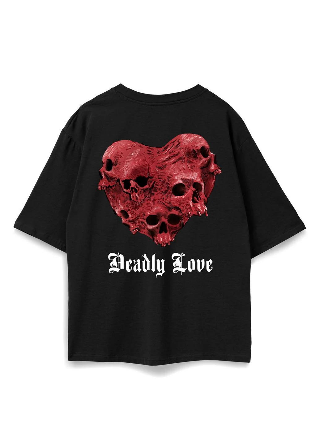 Футболка оверсайз унисекс Deadly Love Taboo clothing company (393334888)