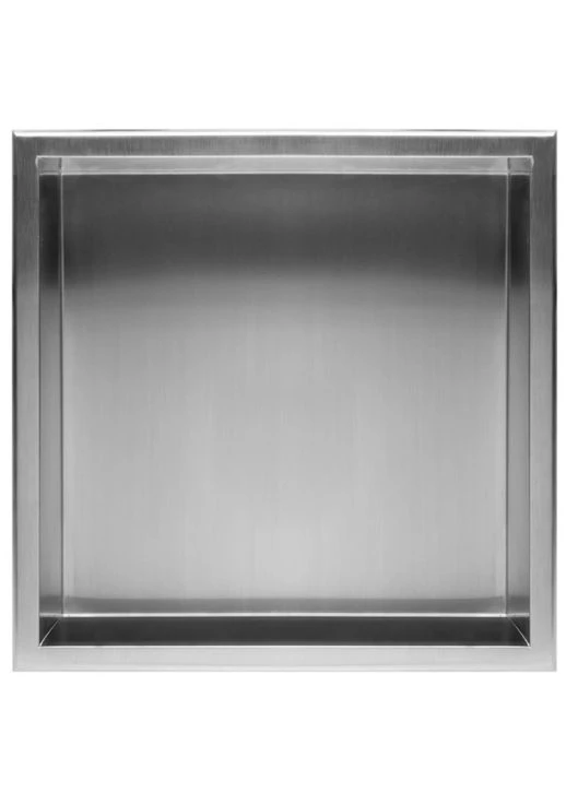 Вбудована полиця 30X30 NICKEL BRUSHED з обідком Rea (386205727)