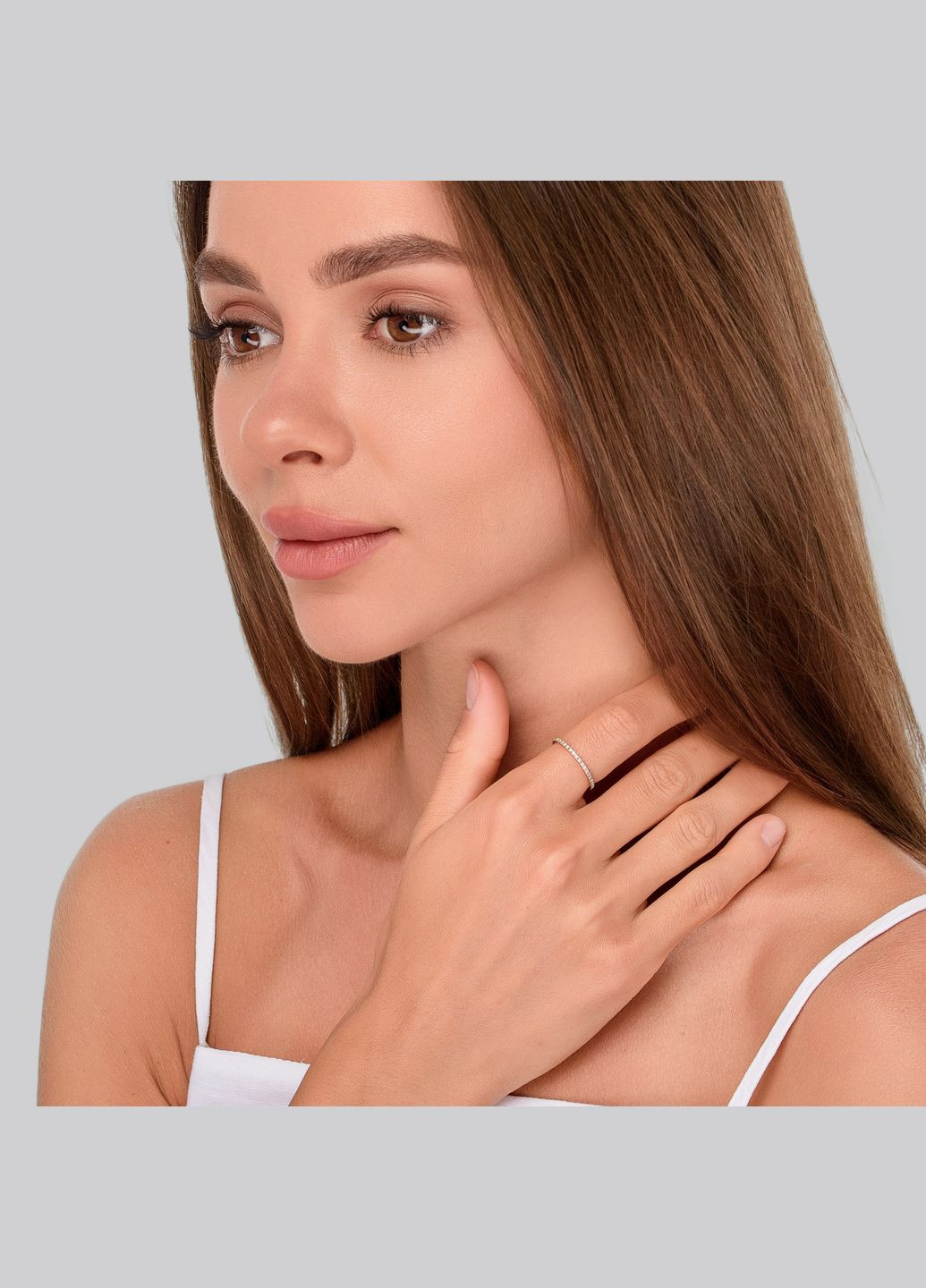 Кольцо Бриллиантовый свет Minimal (338797822)