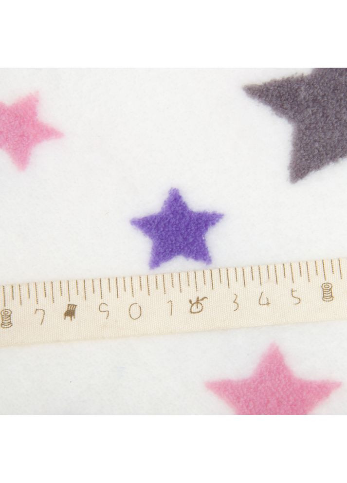 Ткань махровая Велсофт 140 см 280 г/м2 для халатов, пижамов, пледов и покрывал супер мягкая звездочки. IDEIA (349809070)
