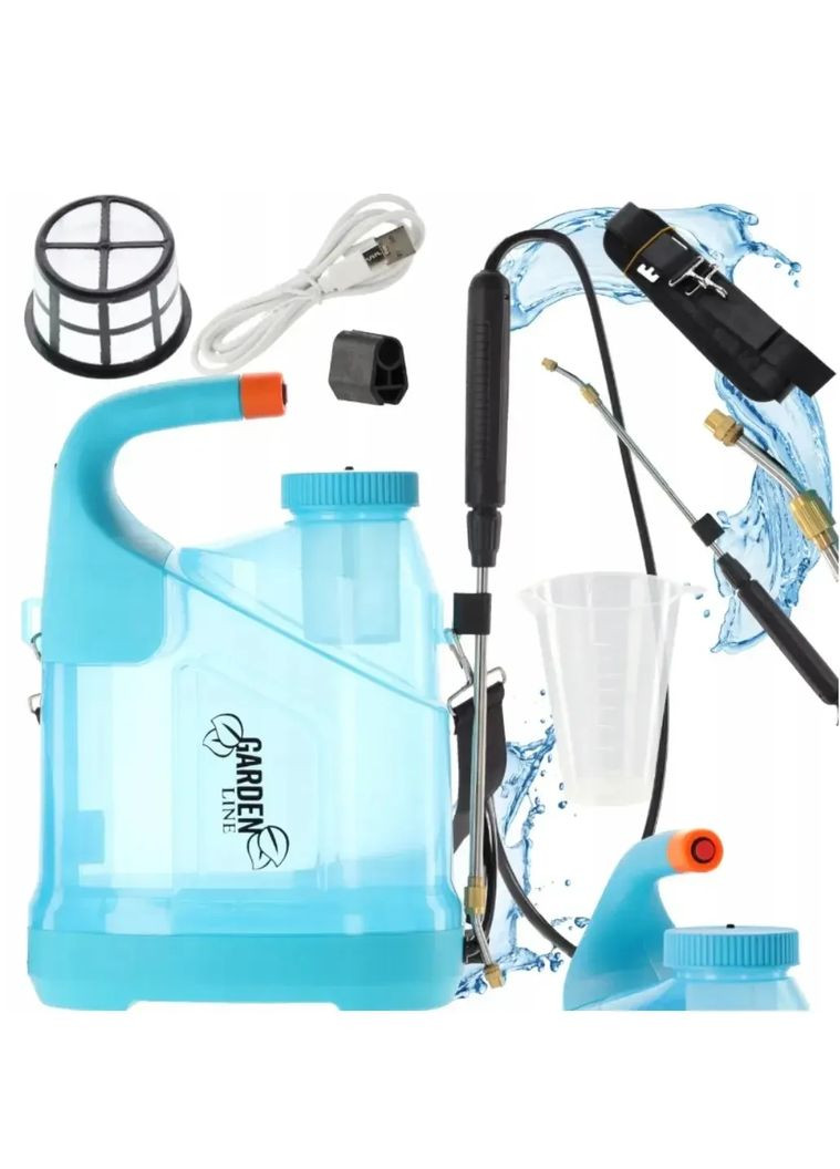 Акумуляторний плечовий опбрискувач на 5 л AOK0443 Gardenline (368698374)