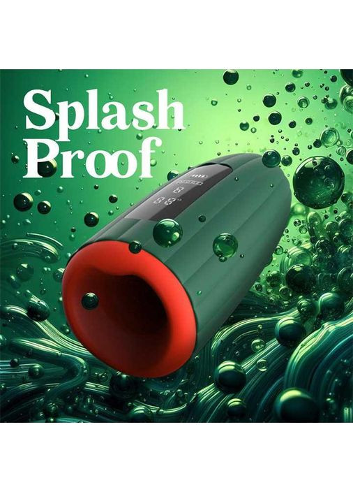 Автоматичний оральний мастурбатор із підігрівом Lover із яскравим і зухвалим дизайном має рельєфну текстуру Satisfyer (360604533)