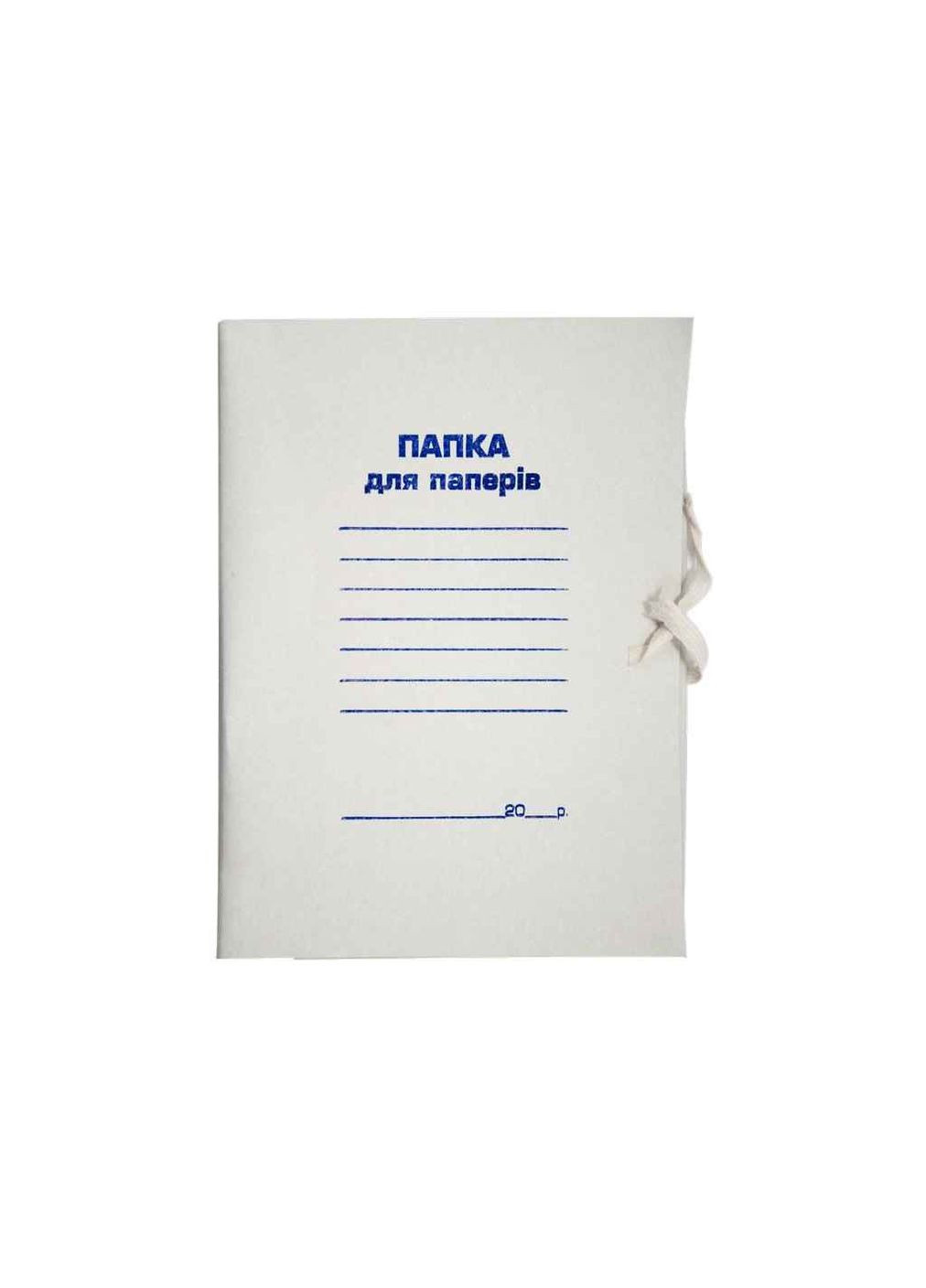 Папка на завязках JOBMAX, А4, картон, клеєний клапан BM.3359 Buromax (357222517)