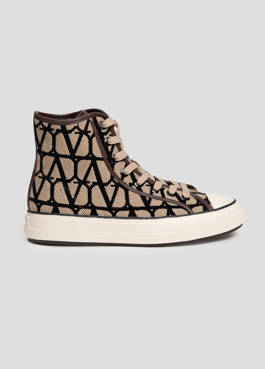 Коричневі кеди Valentino