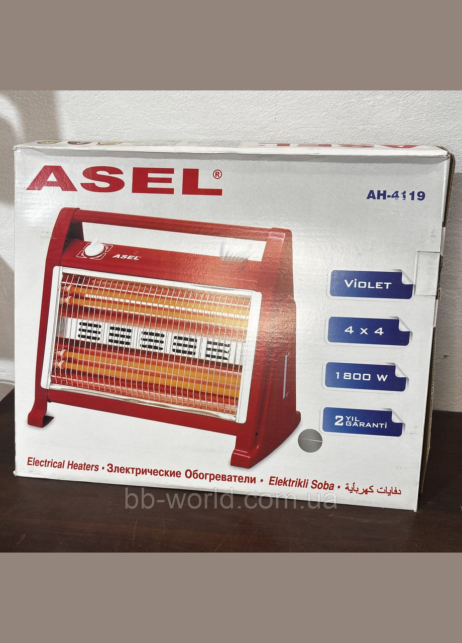 Обогреватель Violet AH-4119 вентилятор + увлажнитель 1800 Вт Asel (328905544)