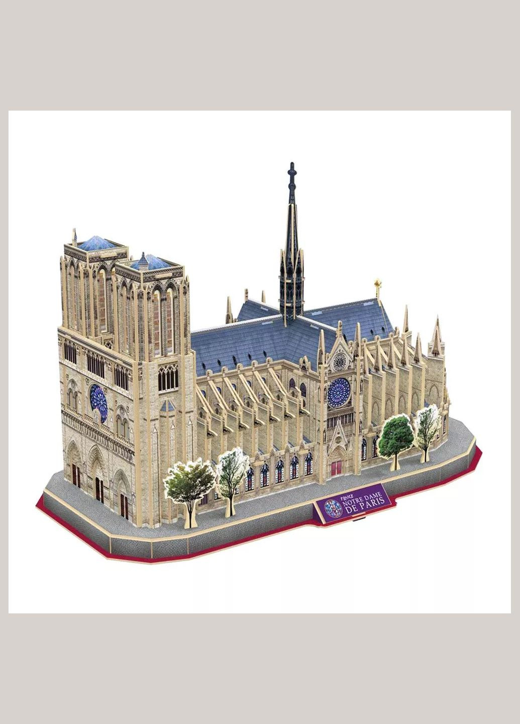 Cubic Fun ТРЕХМЕРНАЯ ГОЛОВОЛОМКА-КОНСТРУКТОР National Geographic "Нотр-Дам-де-Пари" DS0986h CubicFun (333252131)
