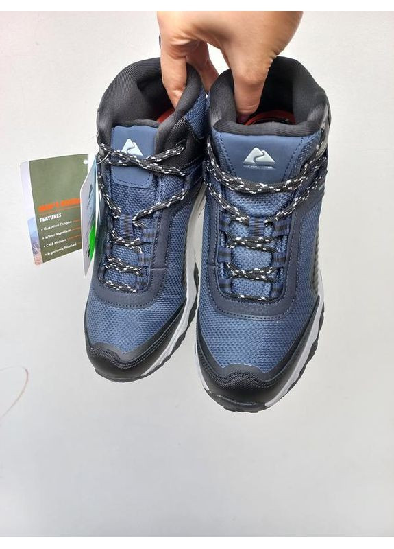 Водонепроникні трекінгові черевики сині No Brand (372177469)