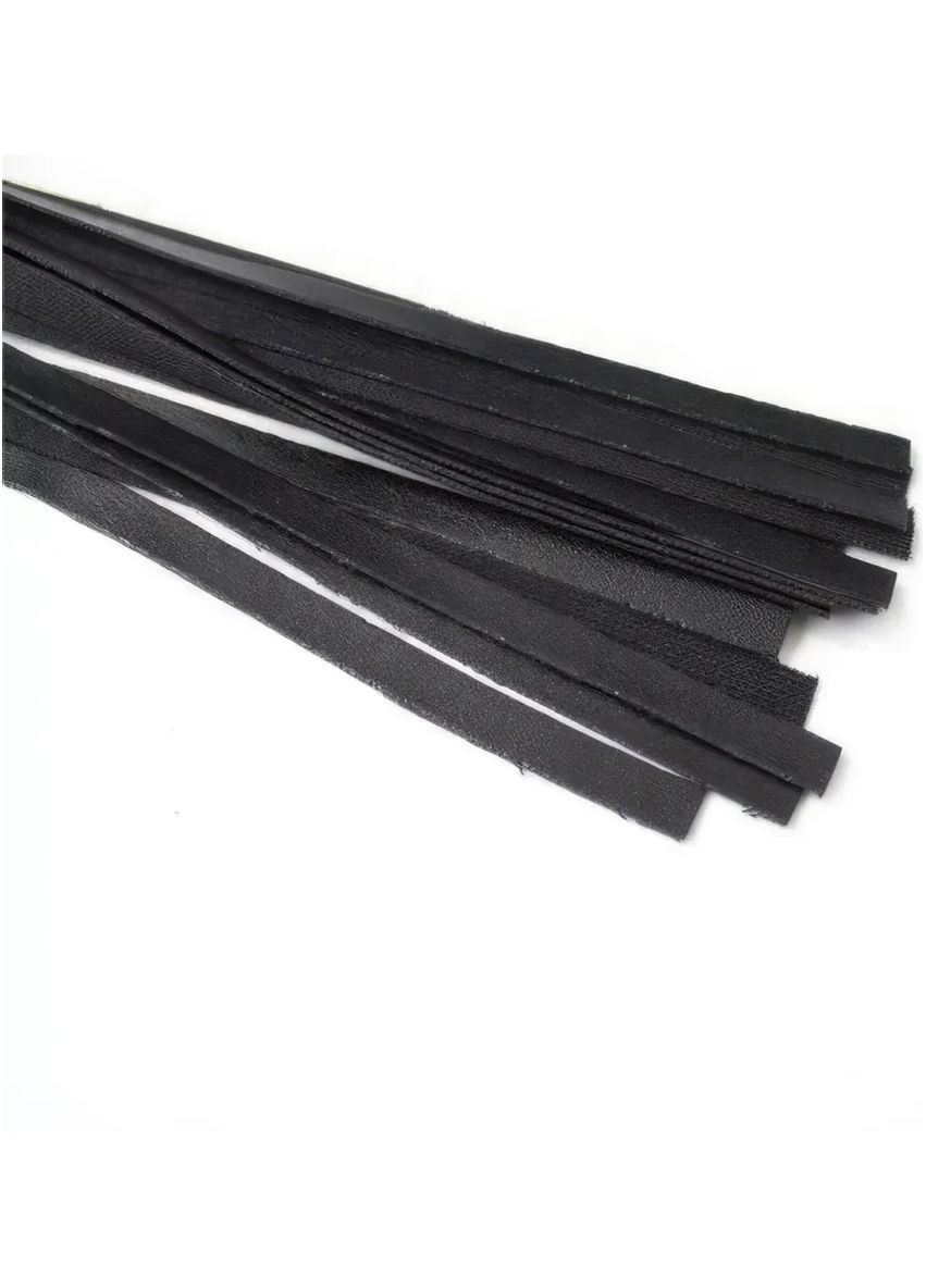 Довгий шкіряний батіг з рукояткою нагайка для рольових ігор хлист з еко шкіри кнут унісекс атрибутика для дорослих пар 44 см Cindylove (368999767)