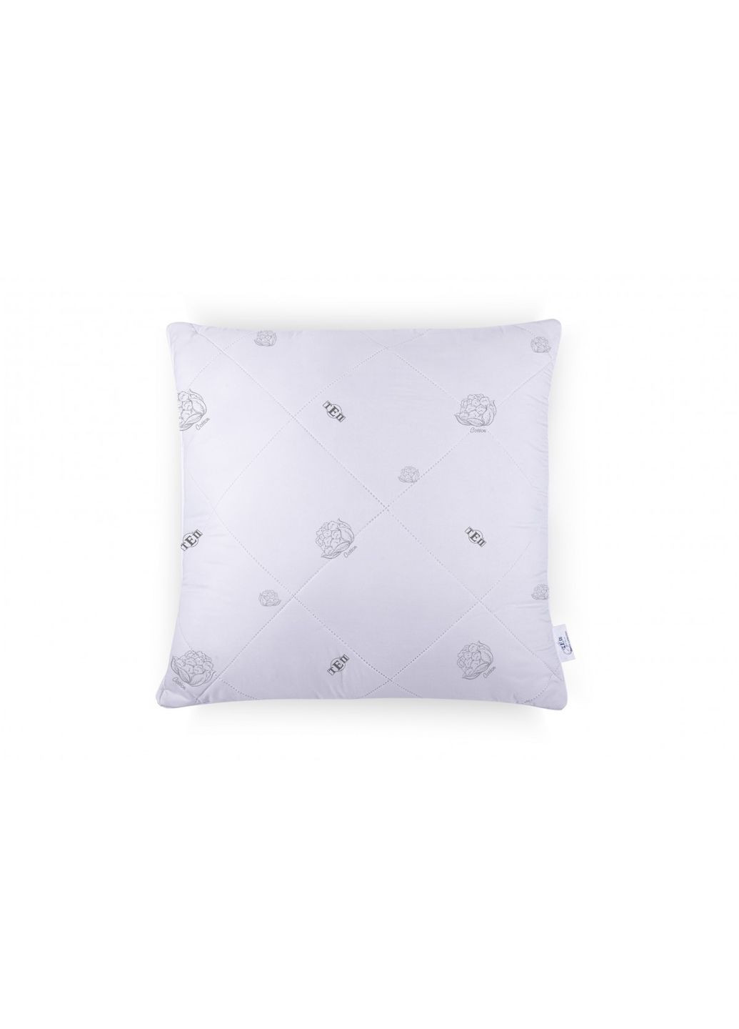 Подушка антиаллергическая с волокном хлопка 70х70 см ТЕП (323645235)