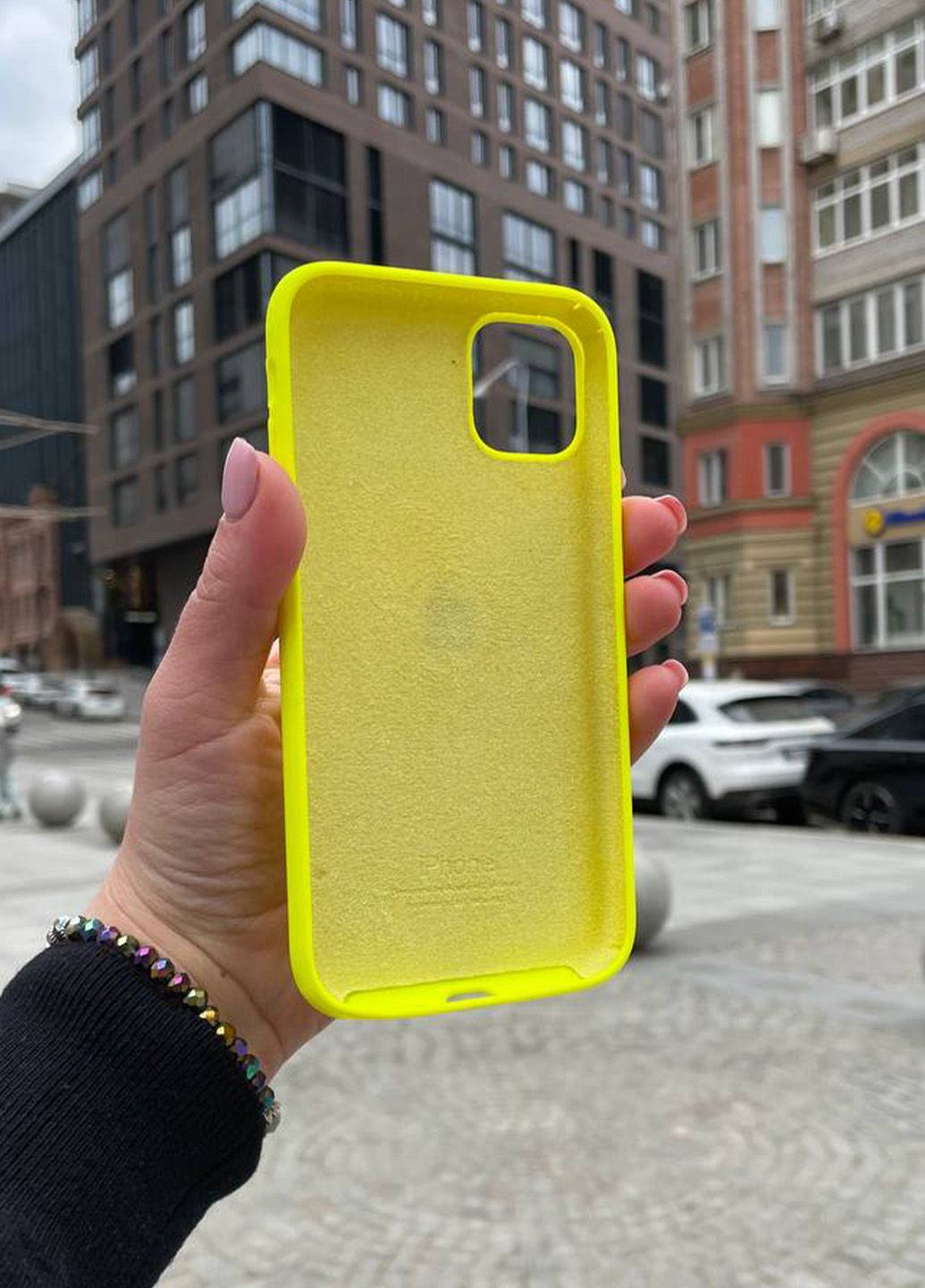 Чохол для iPhone 11 Pro Max жовтий Party Yellow Silicone Case силікон кейс No Brand (289754140)