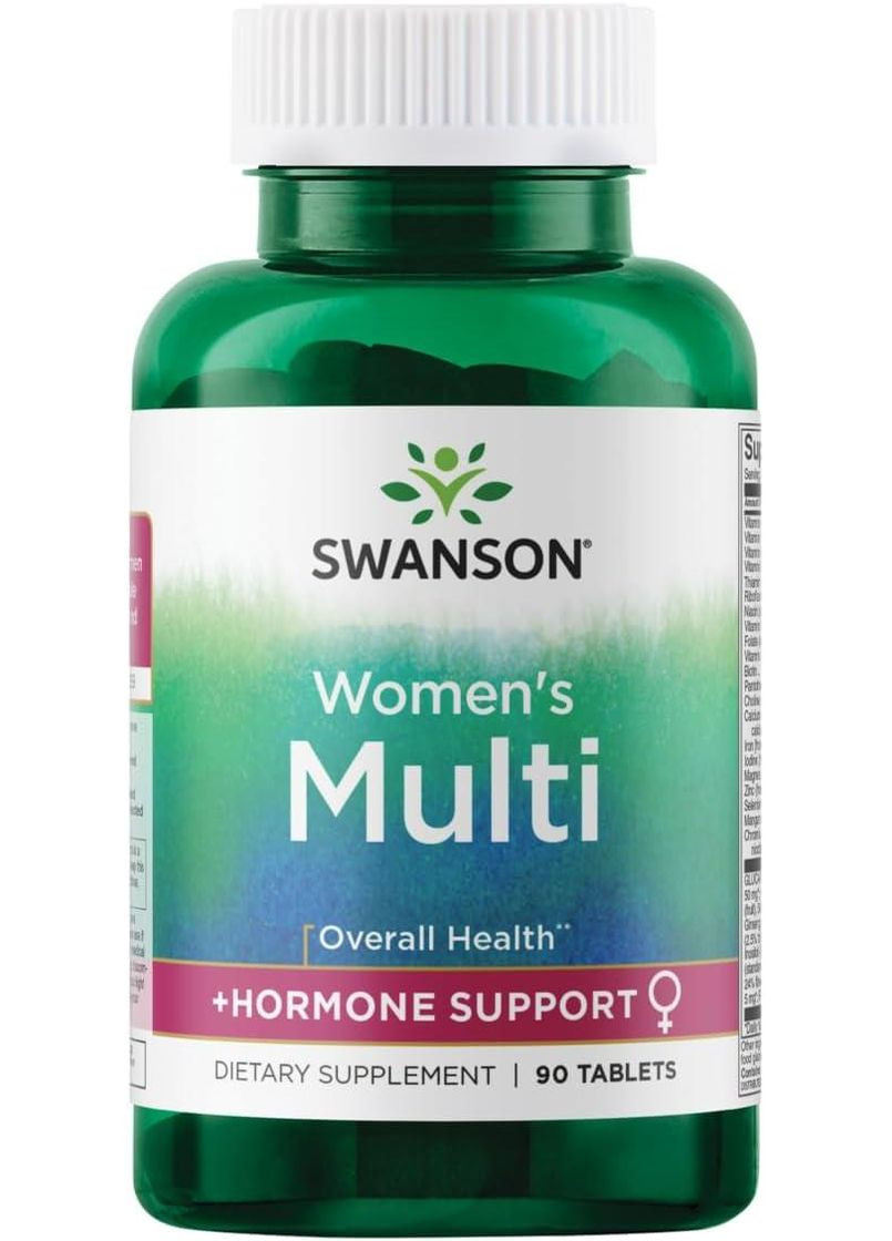 Вітаміни для жінок Women's Multivitamins Plus Hormone Support 90 таб. Swanson (346513488)