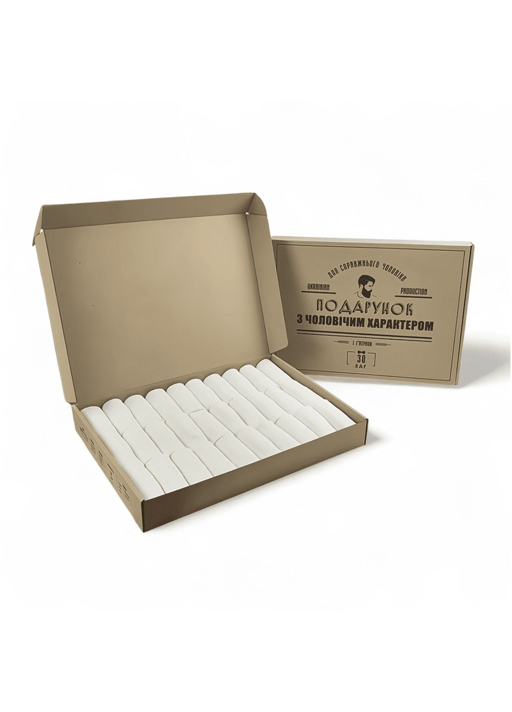 Білі набір шкарпеток 30 пар, білі спорт 43-45 Rovix однотонні (342716480)