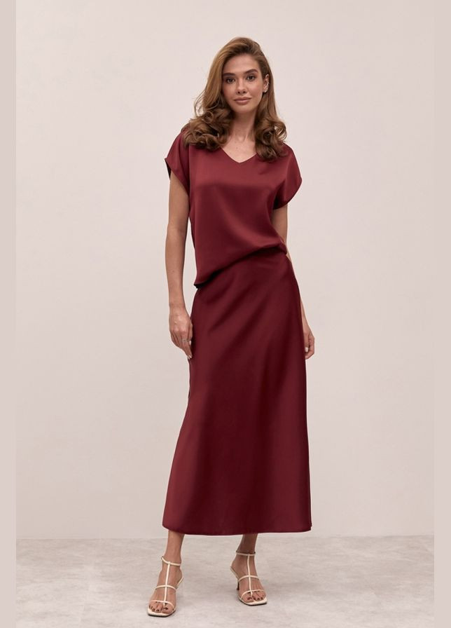 Спідниця шовк-сатин 3012 Bellise (351589798)